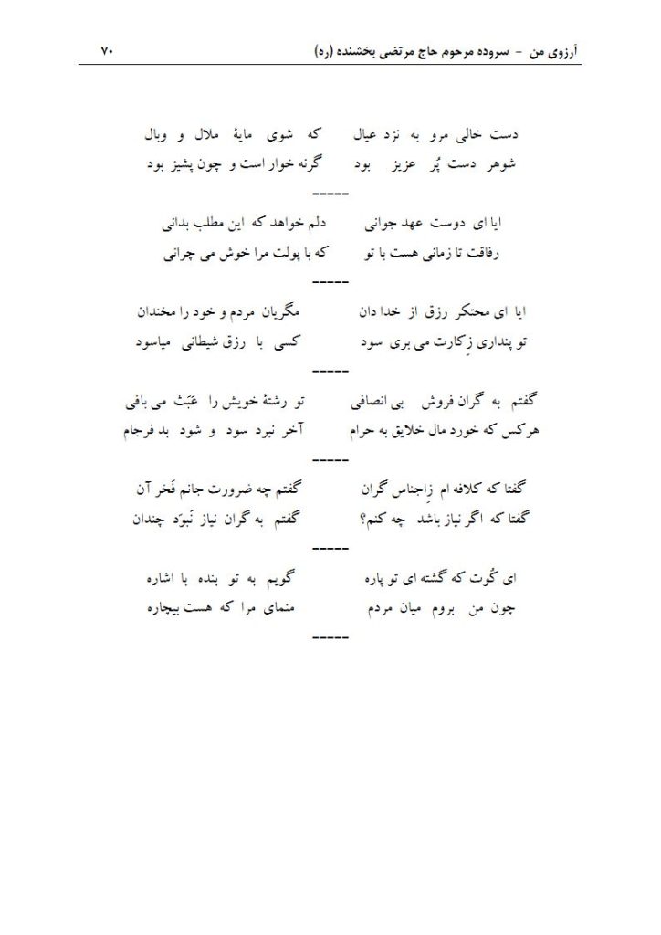 ArezuyeMan YaMahdi MortezaBakhshandeh Page85 دفتر مسائل قشر کارمند